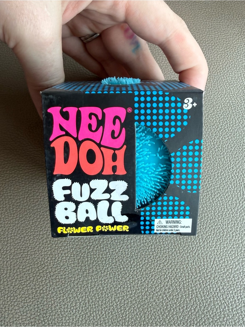 Needoh FuzzBall Blue